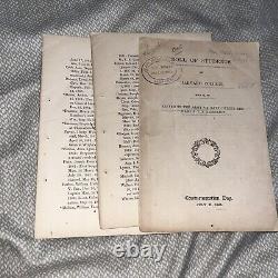 Liste de 1865 des étudiants du Collège Harvard qui ont servi dans l'Armée et la Marine pendant la Guerre Civile