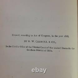 Livre De Guerre Civile Vit D'ulysse S. Grant Et Schuyler Colfax 1868 Mansfield