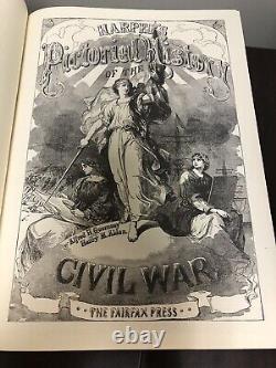 Livre ancien Histoire picturale de la guerre civile d'Harper