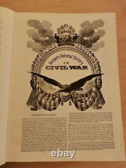 Livre ancien Histoire picturale de la guerre civile de Harper