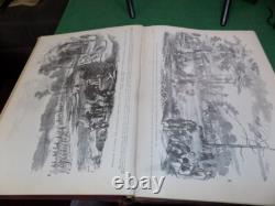 Livre ancien de 1895 / Histoire illustrée de la guerre civile par Frank Leslie