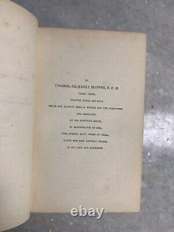 Livre ancien de la guerre civile de 1868 Œuvres poétiques de MRS HEMAN ornées et dorées victoriennes