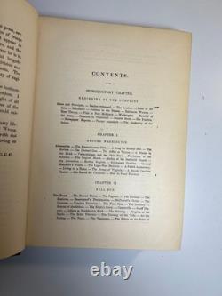 Livre ancien orné et décoratif victorien 'Les garçons de '61' Guerre de Sécession 1883