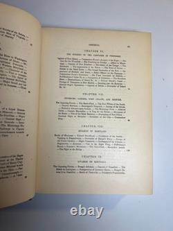 Livre ancien orné et décoratif victorien 'Les garçons de '61' Guerre de Sécession 1883