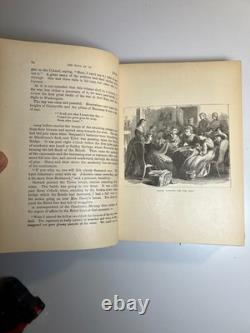 Livre ancien orné et décoratif victorien 'Les garçons de '61' Guerre de Sécession 1883
