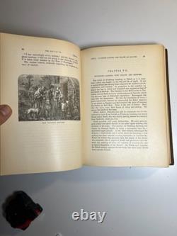 Livre ancien orné et décoratif victorien 'Les garçons de '61' Guerre de Sécession 1883