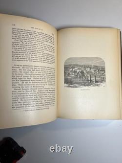 Livre ancien orné et décoratif victorien 'Les garçons de '61' Guerre de Sécession 1883