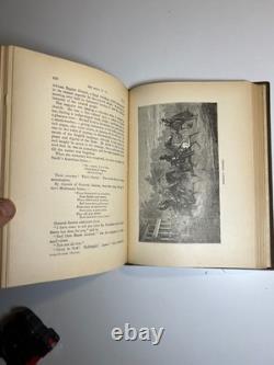 Livre ancien orné et décoratif victorien 'Les garçons de '61' Guerre de Sécession 1883