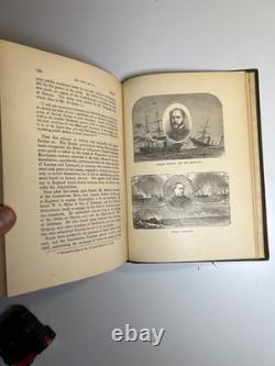 Livre ancien orné et décoratif victorien 'Les garçons de '61' Guerre de Sécession 1883