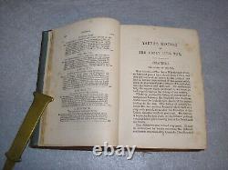 Livre antique de la guerre civile: Grande histoire américaine pour la jeunesse illustrée par RG Horton en 1866