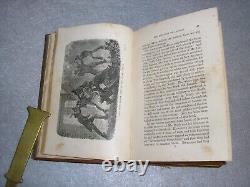 Livre antique de la guerre civile: Grande histoire américaine pour la jeunesse illustrée par RG Horton en 1866