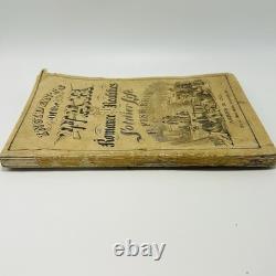 Livre antique de la guerre civile de 1862 par P. Fish Reid : Incidents de la vie des soldats durant la guerre