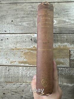 Livre antique de la guerre civile de 1870, 7ème régiment de New York, guerre de rébellion