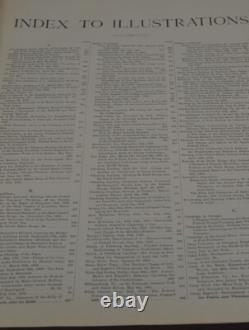 Livre antique de la guerre de Sécession de 1895, Leslie’s Illustrated History of Civil War, original