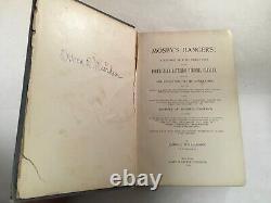 Livre antique sur la guerre civile : Les Rangers de Mosby, Cavalerie de Virginie par James Williamson 1896.
