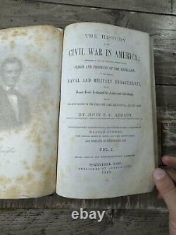 Livre d'histoire antique de la guerre civile de 1863: L'histoire de la guerre civile en Amérique illustrée