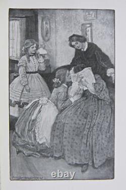 Livre de 1921 Les Quatre Filles du docteur March sur les droits des hommes pendant la guerre civile et l'évolution du travail de Louisa May Alcott