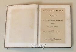 Livre de Chansons de Noël Vintage Antique de l'Ère de la Guerre Civile 1864 Thomas Nast St Nick