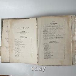 Livre de collection d'Antiquités rares de feux de camp de la Confédération de la Guerre Civile