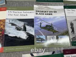 Lot de 25 livres de l'histoire militaire d'Osprey Publishing - Livres de poche - Guerre de Sécession, Seconde Guerre mondiale +