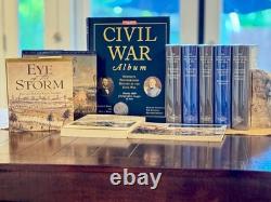 Lot de livres sur la guerre civile - Histoire photographique - Ensemble de 5 volumes - L'Œil de la tempête - Gettysburg