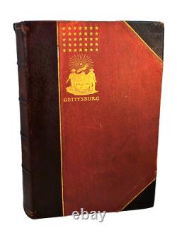 MAINE À GETTYSBURG 1898 1ère Édition Régiments Guerre Civile Militaire illustré