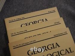 Magazine de Généalogie de la Géorgie 26 Numéros (Guerre Civile, Propriétaires d'Esclaves et Pionniers)