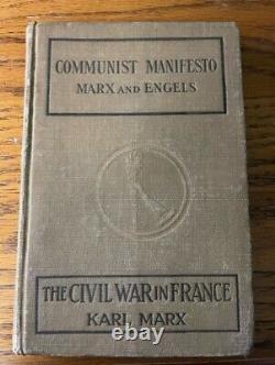 Manifeste Communiste/guerre Civile En France, Vers 1910 American Press! Rare