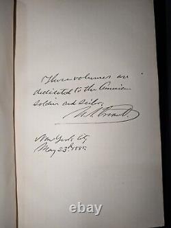 Mémoires d'US Grant 1885-86 Première édition en 2 volumes, Président de la Guerre Civile, Antique