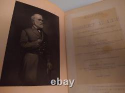 Mémoires de la guerre civile de Robert E. Lee, général militaire confédéré du Sud, 1re édition 1886