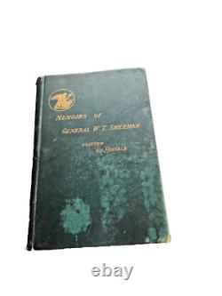 Mémoires du Général William T. Sherman 2 Volumes 1875 Première Édition Guerre de Sécession