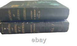 Mémoires du Général William T. Sherman 2 Volumes 1875 Première Édition Guerre de Sécession