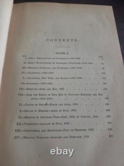 Mémoires du Général William T. Sherman 2 Volumes 1875 Première Édition Guerre de Sécession
