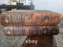 Mémoires personnelles d’Ulysses Grant, 1re édition, histoire de la guerre de Sécession, ensemble de 2 volumes, 1885