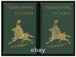 Mémoires personnelles de P. H. Sheridan 2 vol. HC 1ère édition 1888 Guerre civile