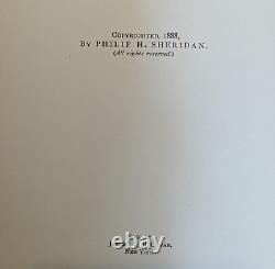 Mémoires personnels antiques de P. H. Sheridan, tome I & II, ensemble 1888 Webster
