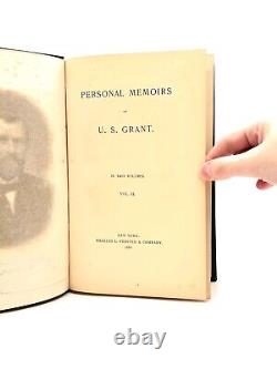 Mémoires personnels de U. S. Grant - Première édition 1885 - 2 volumes, Charles L. Webster