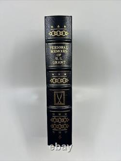 Mémoires personnels de U. S. Grant, édition EASTON PRESS, Histoire militaire en cuir de la Guerre Civile.