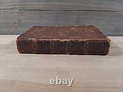 NOUVEAU TESTAMENT 1827 édition stéréotype rare DAVID HILLS antique pré-guerre de Sécession ancien