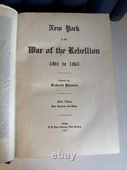 New York dans la guerre de la rébellion 1861-1865 ENSEMBLE COMPLET Guerre Civile 1912