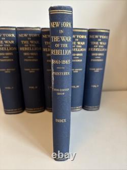 New York dans la guerre de la rébellion 1861-1865 ENSEMBLE COMPLET Guerre Civile 1912
