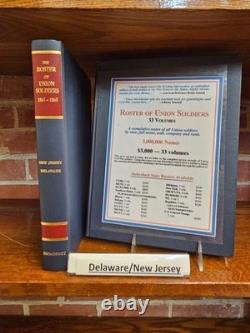 Nouveaux Jersey et Delaware Listes des Soldats de l'Union de la Guerre Civile Brand New