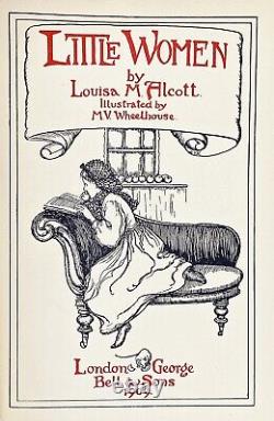 PETITES FEMMES Guerre Civile ÉDITION ORIGINALE livre PLANCHES EN COULEUR Romance LOUISA MAY ALCOTT