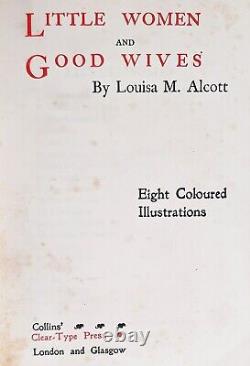 PETITES FEMMES Guerre Civile ÉDITION RARE livre PLANCHES EN COULEUR Romance LOUISA MAY ALCOTT