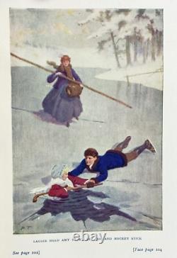 PETITES FEMMES Guerre Civile PREMIE`RE ÉDITION livre PLATES EN COULEUR Romance LOUISA MAY ALCOTT