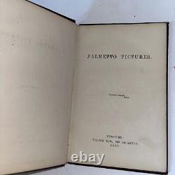 Photos de palmetto 1863 Pub Walter Low Poésie antique de l'époque de la guerre civile Country de Yale