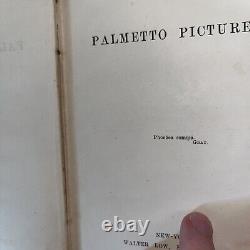 Photos de palmetto 1863 Pub Walter Low Poésie antique de l'époque de la guerre civile Country de Yale
