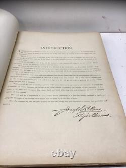 Portefeuille officiel de la guerre et de la nation de 1906 / Général Marcus J. Wright / Guerre de Sécession