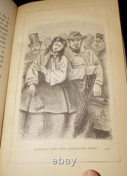RARE 1866 Guerre de Sécession 1ère éd Bill Arp. Appelé ainsi Un Spectacle Annexe du Côté Sud