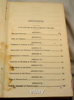 RÈGLEMENTS RÉVISÉS DE L'ARMÉE DES ÉTATS-UNIS DE 1863 Guerre Civile Militaire